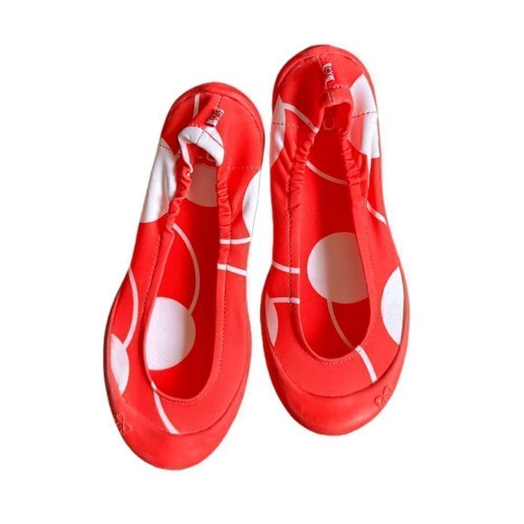Luv Footwear Girl’s Dream Flats Red and White Dots New in Package Size 2 - Picture 1 of 9